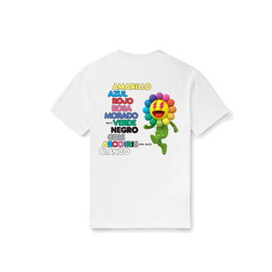J Balvin x Takashi Murakami Album Tee - White - Used Takashi Murakami