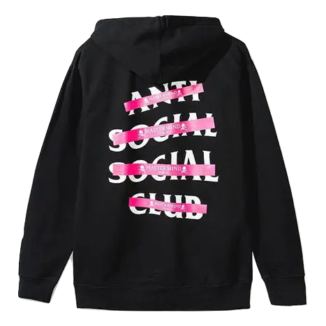 ASSC x Mastermind Hoodie - Black Anti Social Social Club