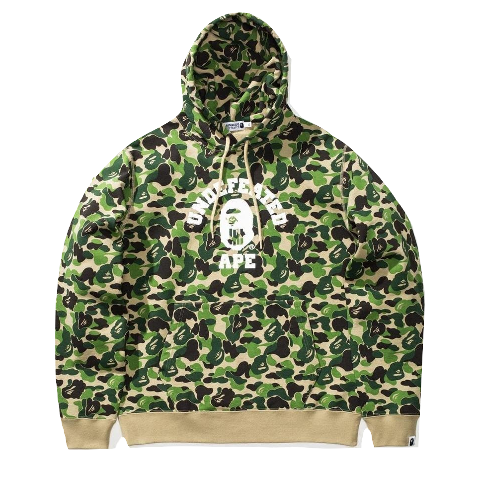 A Bathing Ape x Undefeated Hoodie - Green