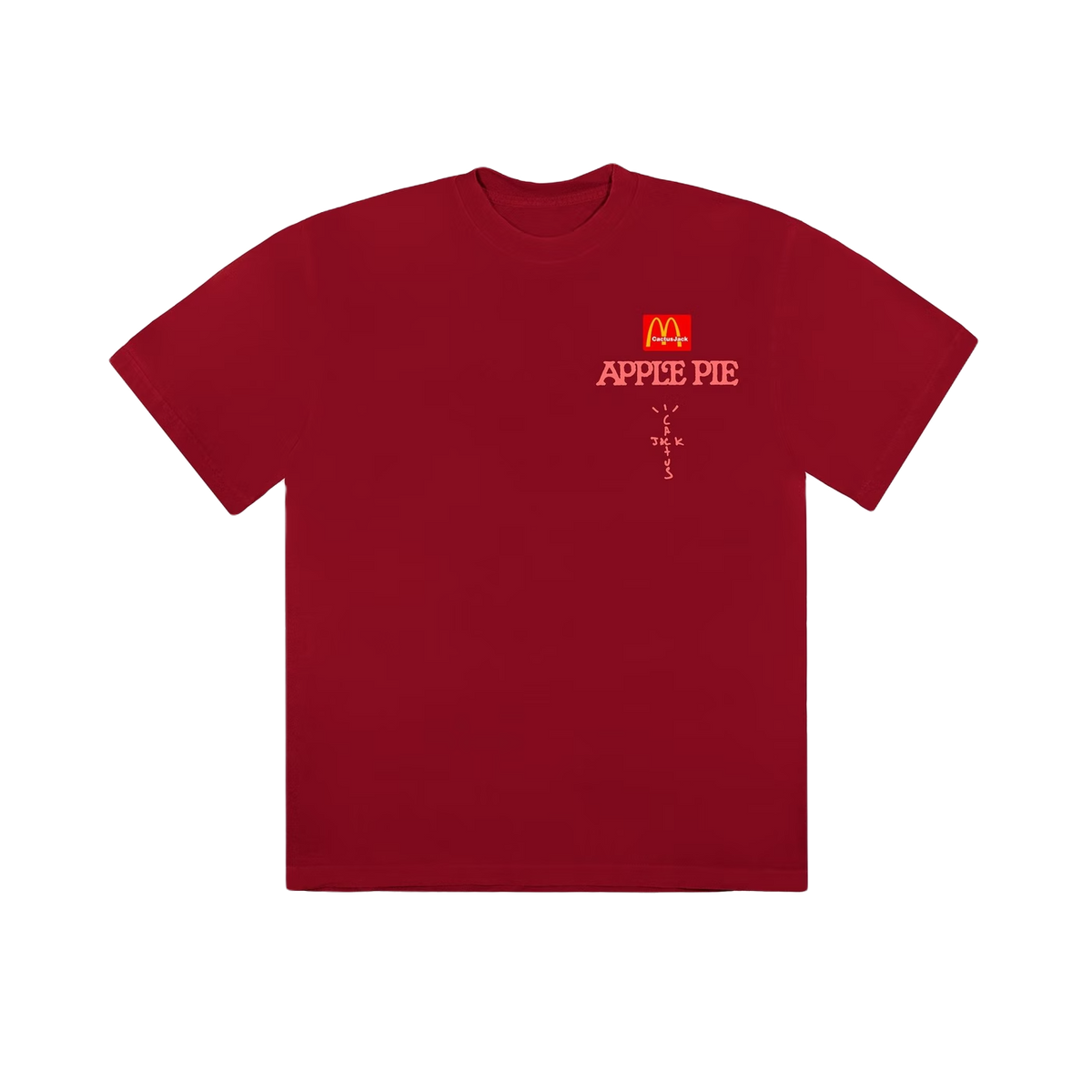 Travis Scott x McDonald's Apple Pie Tee - Red Travis Scott