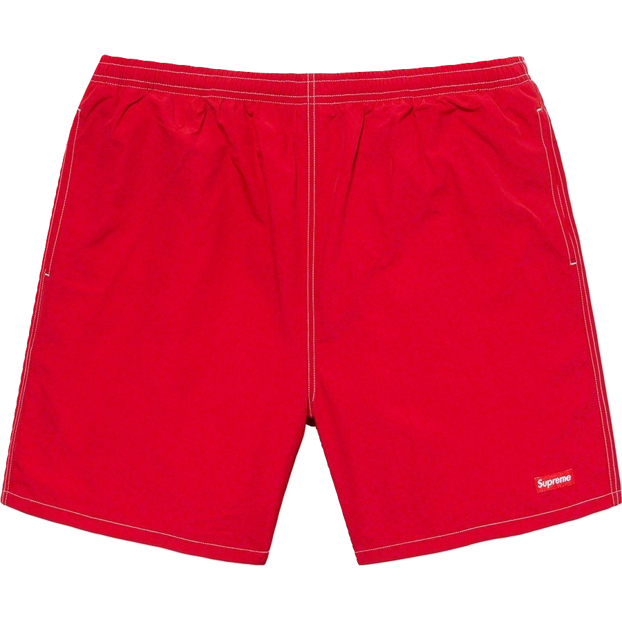 Supreme Arc Logo Water Short - Red Supreme