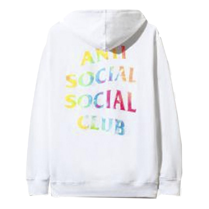 Anti Social Social Club Thai Dye Hoodie - White Anti Social Social Club