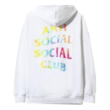 Anti Social Social Club Thai Dye Hoodie - White