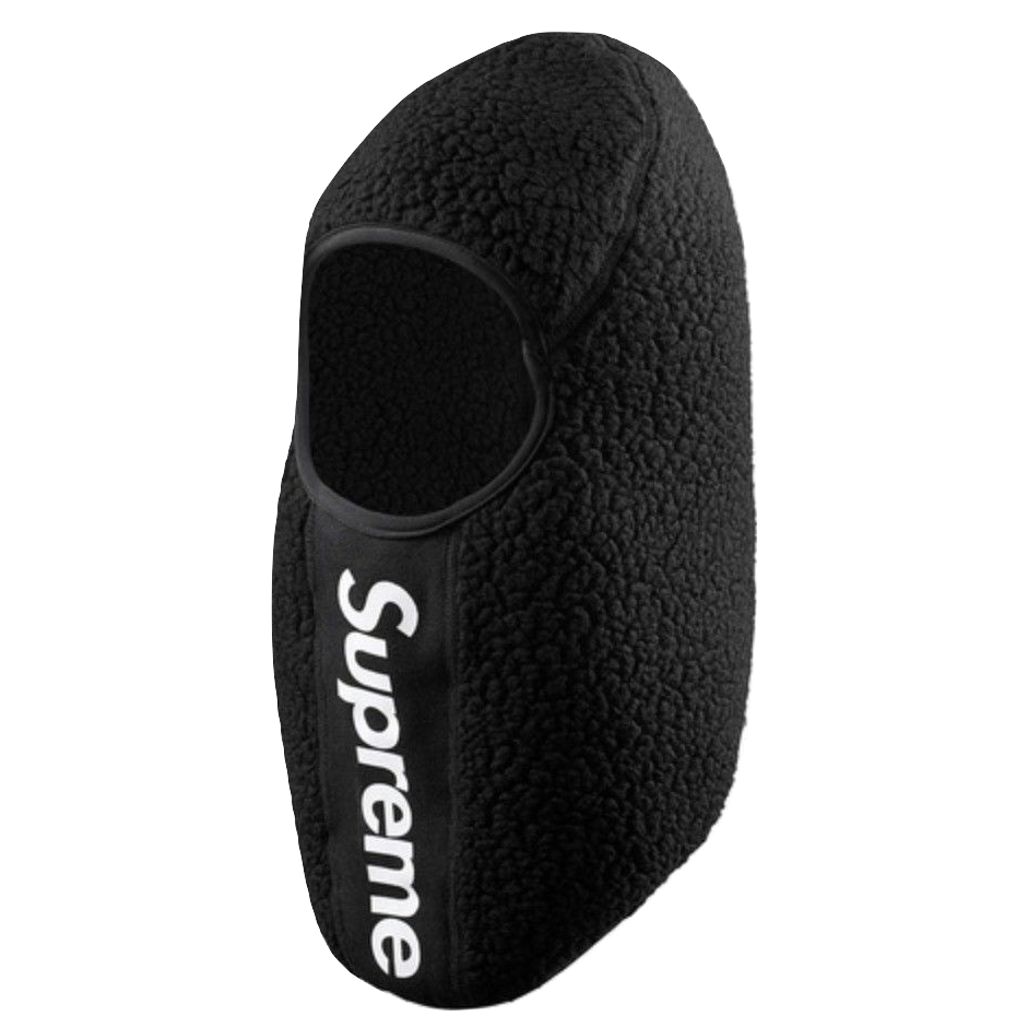 Supreme/Polartec Deep Pile Balaclava - Black - Used