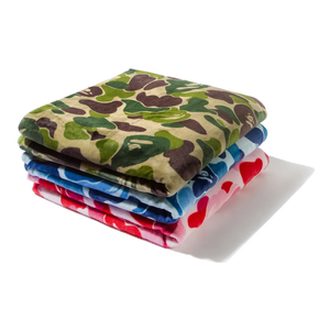 A Bathing Ape ABC Camo Blanket - Blue Bape
