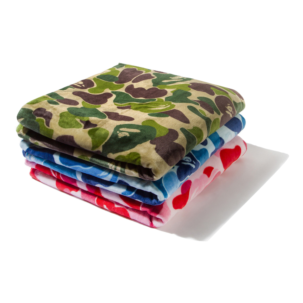 A Bathing Ape ABC Camo Blanket - Blue