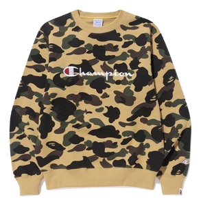 Bape/Champion 1st Camo Crewneck