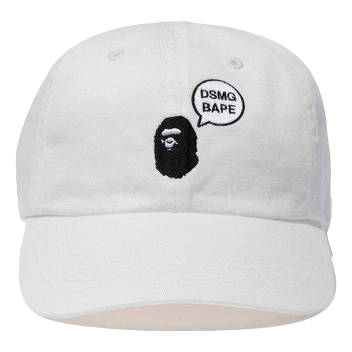 Bape x Dover Street Market Ginza Dad Hat - White