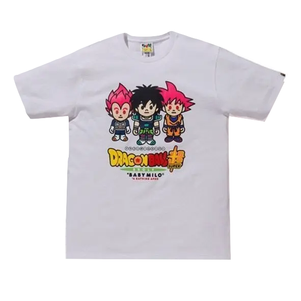 A Bathing Ape x Dragon Ball Super Broly Tee - White Bape