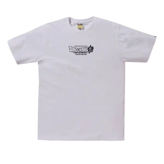 A Bathing Ape x Dragon Ball Super Son Goku & Vegeta Tee - White Bape
