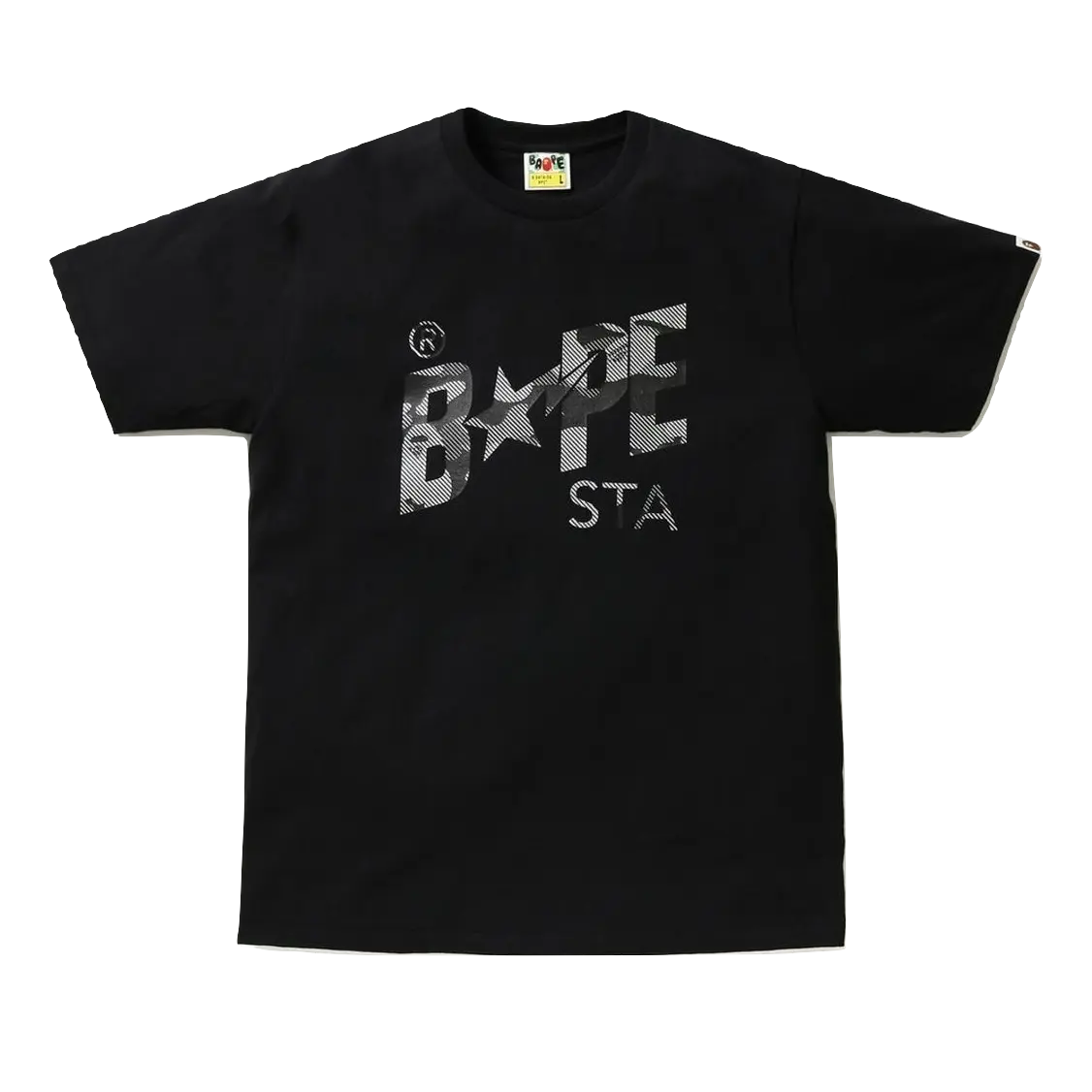 A Bathing Ape Reflection Camo Bapesta Tee Bape
