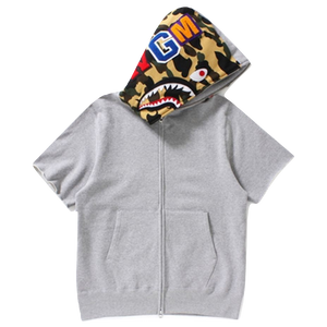 Bape short shop sleeve hoodie