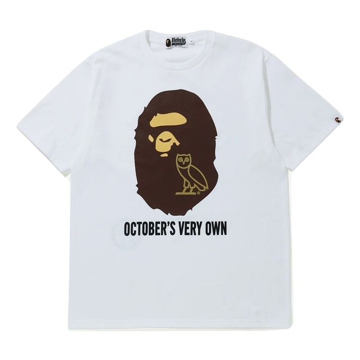 OVO x Bape Tee - White Bape