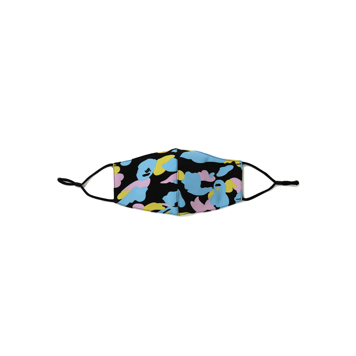 A Bathing Ape New Multi Camo Mask - Black Bape