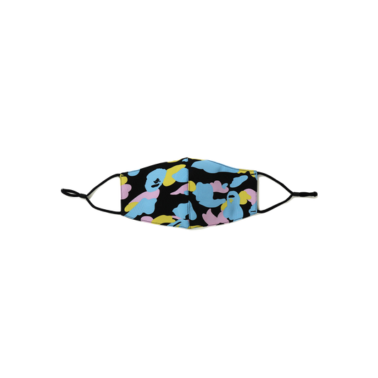 A Bathing Ape New Multi Camo Mask - Black Bape