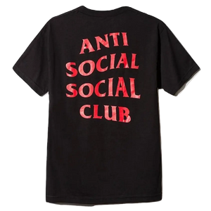 Anti Social Social Club Tee - Black/Red Anti Social Social Club