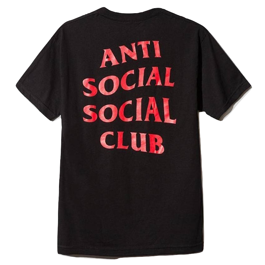 Anti Social Social Club Tee - Black/Red