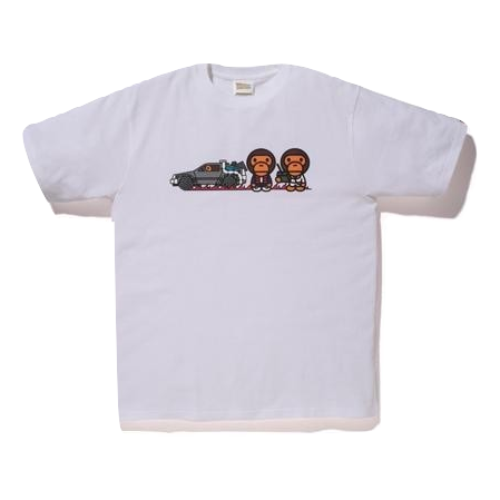 A Bathing Ape x Back to The Future Tee - White