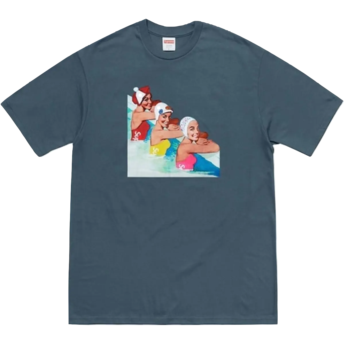 Supreme Swimmers Tee - Dark Slate Supreme