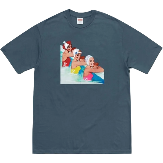 Supreme Swimmers Tee - Dark Slate Supreme