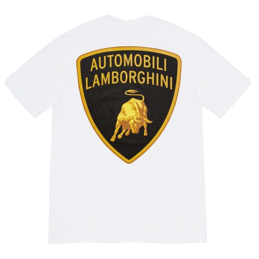 Supreme Lamborghini Tee - White