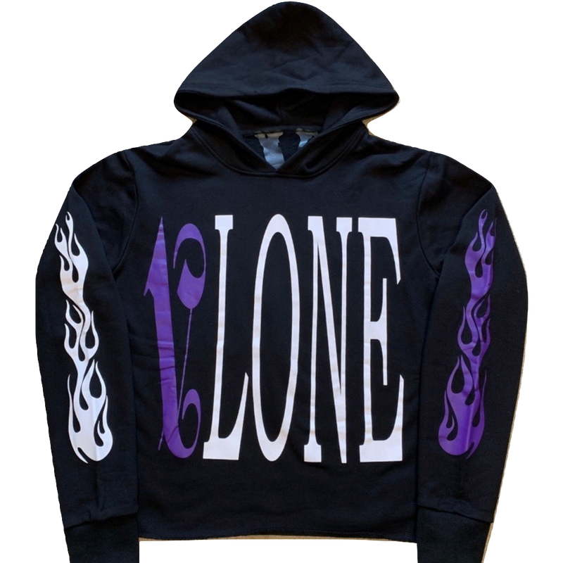 Purple vlone palm hotsell angels hoodie
