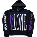 VLone x Palm Angels Hoodie - Black/Purple - Used