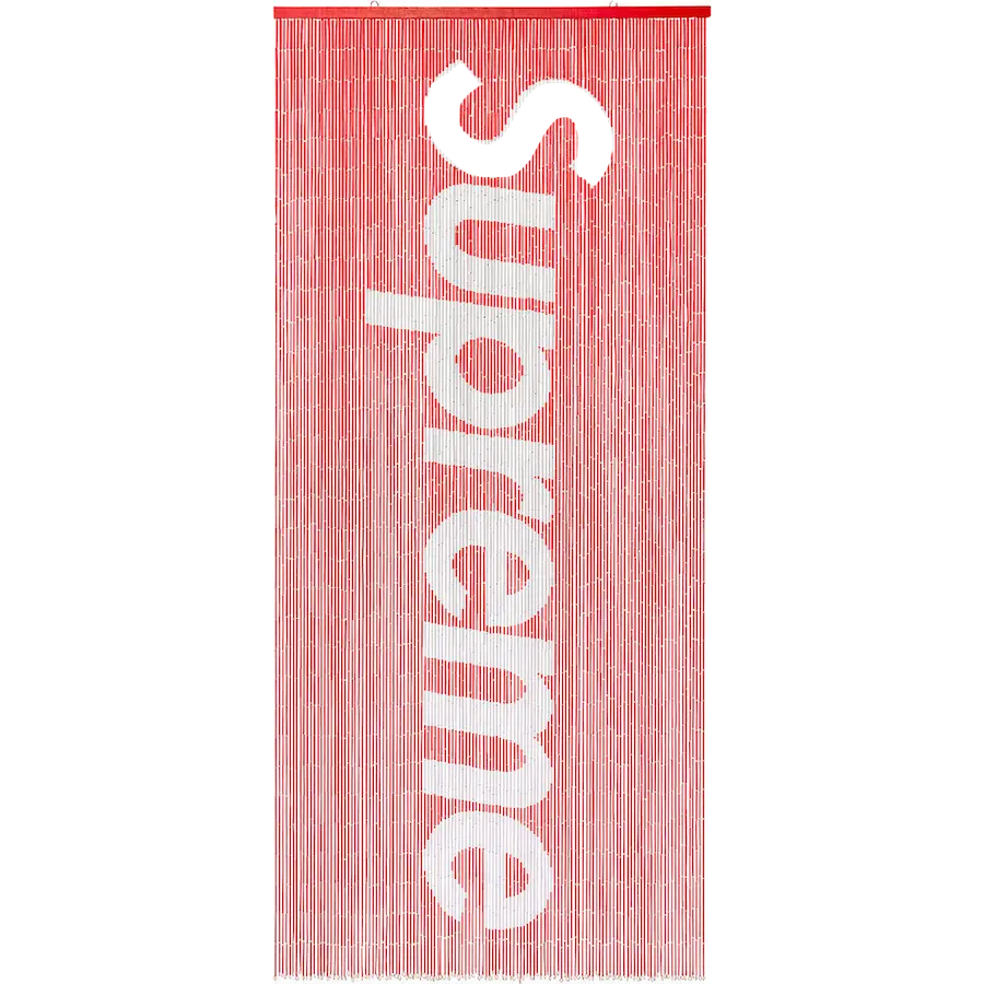 Supreme Bamboo Beaded Curtain SS17 - Red Supreme