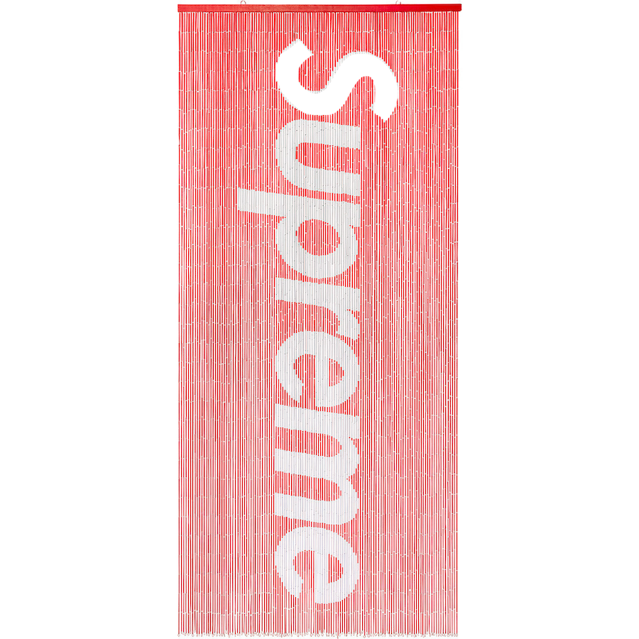 Supreme Bamboo Beaded Curtain SS17 - Red