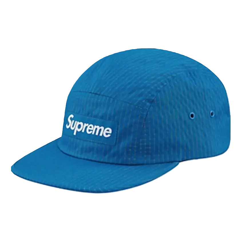 Supreme Overdyed Ripstop Camp Cap - Blue Supreme