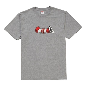 Supreme Cat In The Hat Tee - Heather Grey