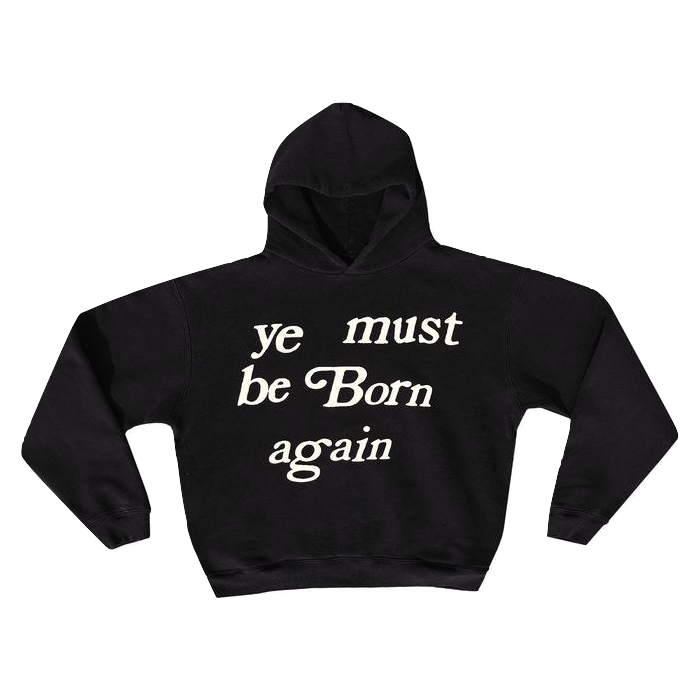 Cactus Plant Flea Market (CPFM) Born Again Hooded Sweatshirt - Black Cactus Plant Flea Market