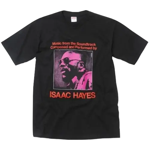 Supreme Isaac Hayes Tee - Black Supreme