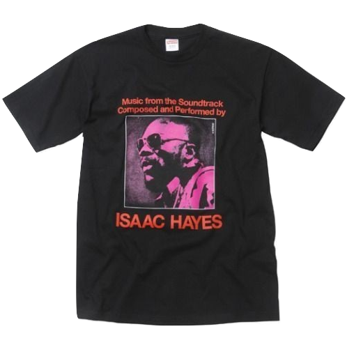 Supreme Isaac Hayes Tee - Black - Used