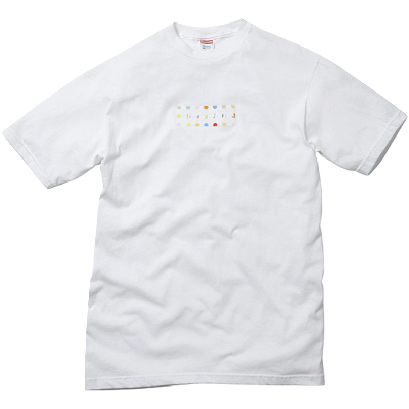 Supreme Damien Hirst Box Logo Tee FW09 White Grails SF