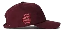 Anti Social Social Club - Weird Cap Maroon Anti Social Social Club