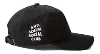 Anti Social Social Club - Weird Cap Black Anti Social Social Club