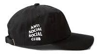 Anti Social Social Club - Weird Cap Black - Used