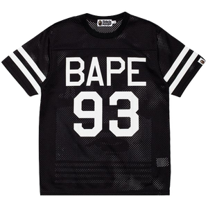 Bape 93 Mesh Football Tee - Black - Used