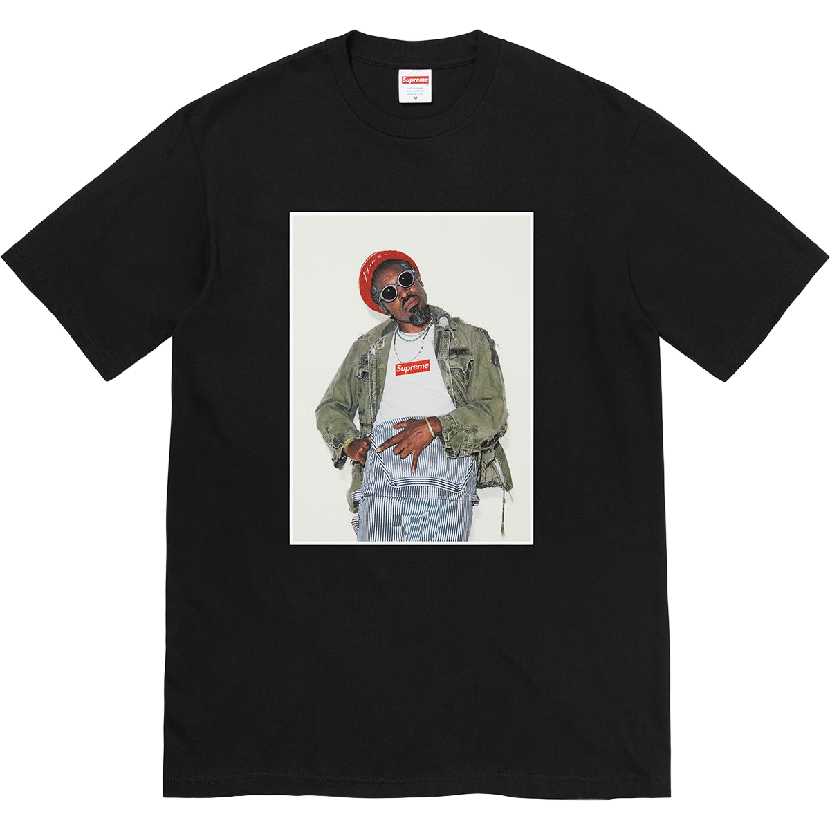 Supreme Andre 3000 Tee - Black Supreme