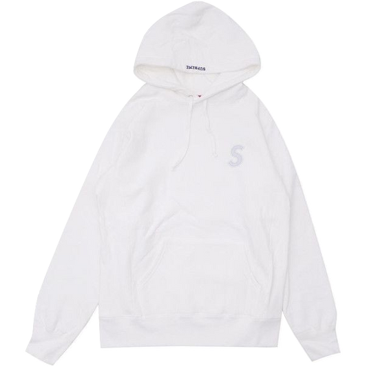 Supreme 3M Reflective S Logo Hooded Sweatshirt - White - Used