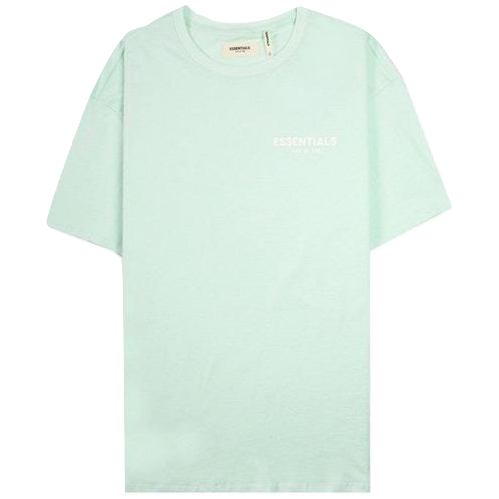 Fear of God Essentials Boxy Logo Tee - Mint Fear of God