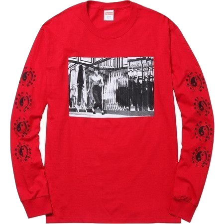 Supreme/Bruce Lee Mirror L/S - Red - Used