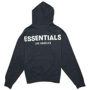 Fear of God Essentials Los Angeles 3M Pullover Hoodie - Black Essential FOG