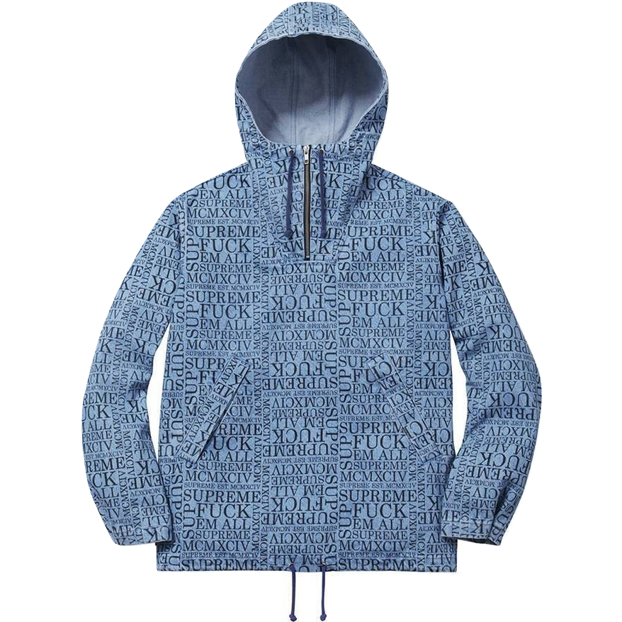 Supreme Denim Fuck Em All Jacket