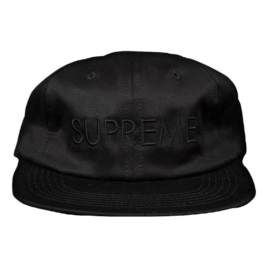 Supreme 6-Panel Cap - Black