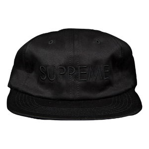 Supreme 6-Panel Cap - Black