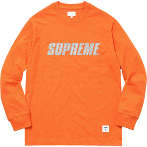Supreme orange long sleeve hot sale