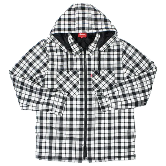 Supreme Quilted Zip Flannel - Used Supreme