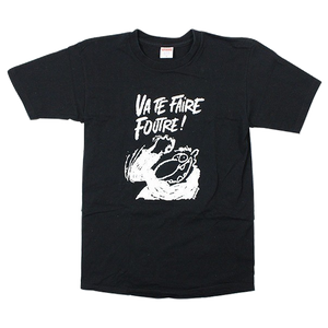 Supreme Va Te Faire Foutre Tee SS10 - Black - Used